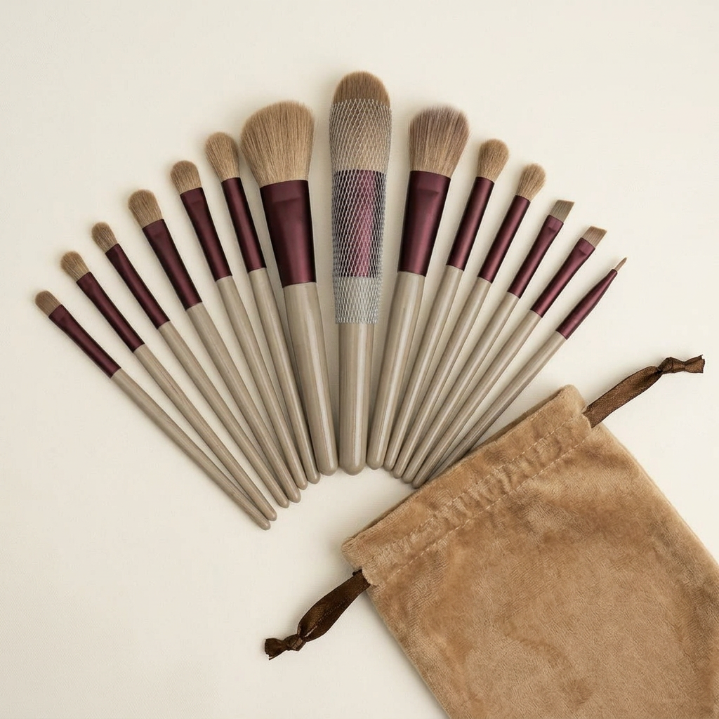 13-piece makeup brush set