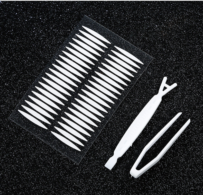 Transparent Double-Sided Eyelid Stickers with Applicator