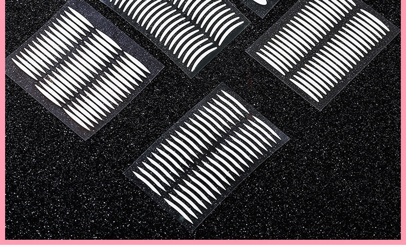 Transparent Double-Sided Eyelid Stickers with Applicator