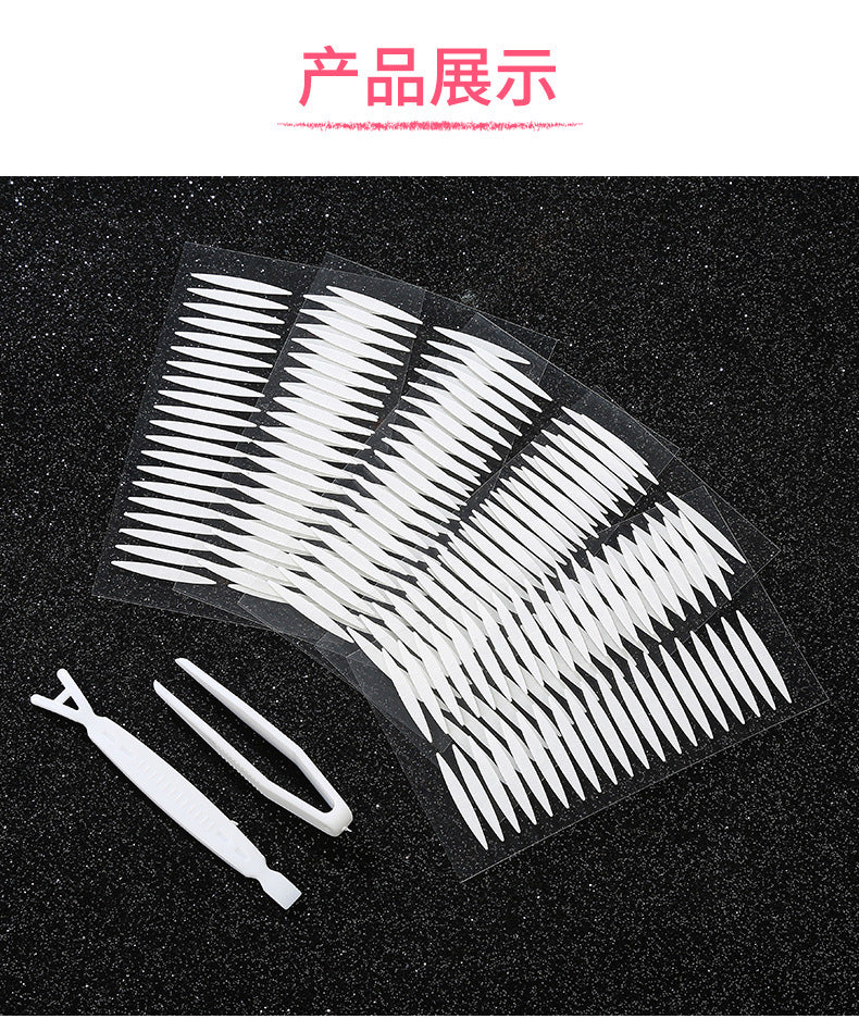 Transparent Double-Sided Eyelid Stickers with Applicator