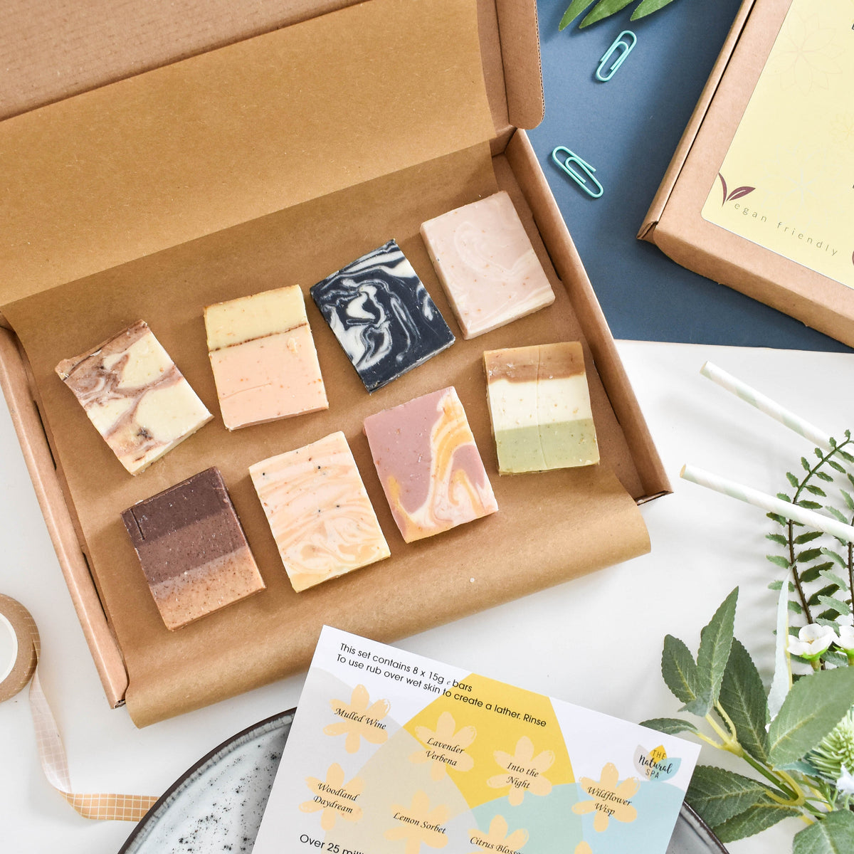 Soap Sampler Gift Set – 8 × 15g Handmade Mini Soaps