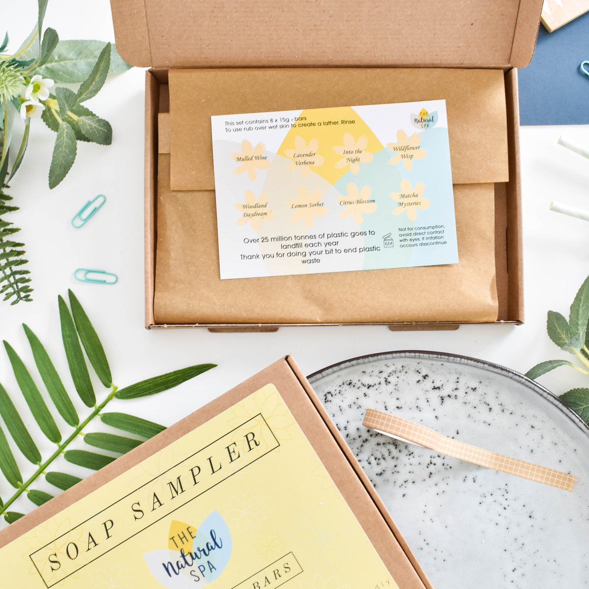 Soap Sampler Gift Set – 8 × 15g Handmade Mini Soaps