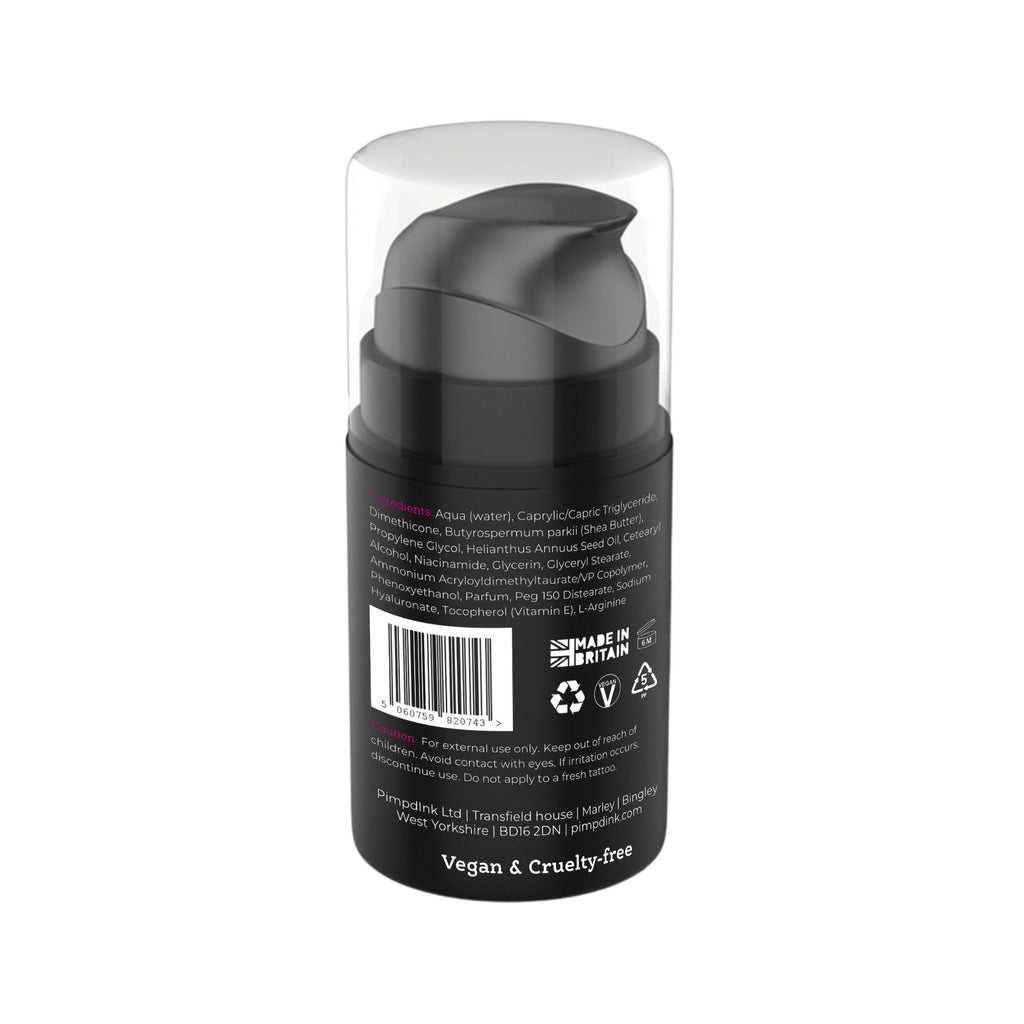 Tattoo Moisturiser & Vibrancy Serum – 100ml Airless Pump