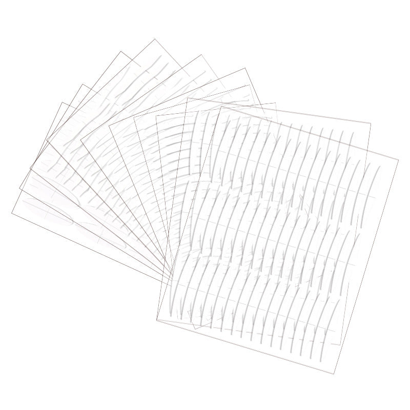 Transparent Double-Sided Eyelid Stickers with Applicator