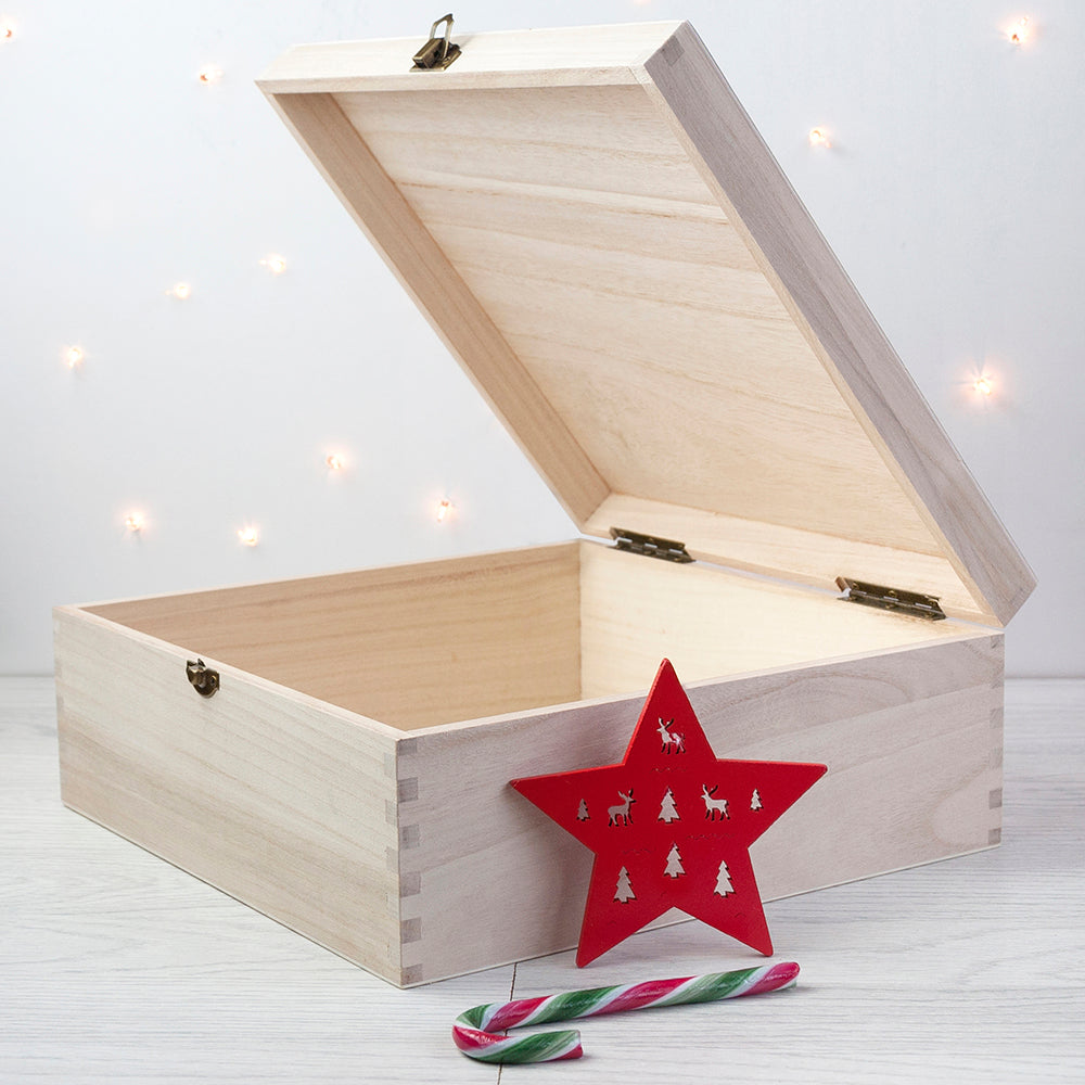 Personalised Christmas Train Keepsake Box