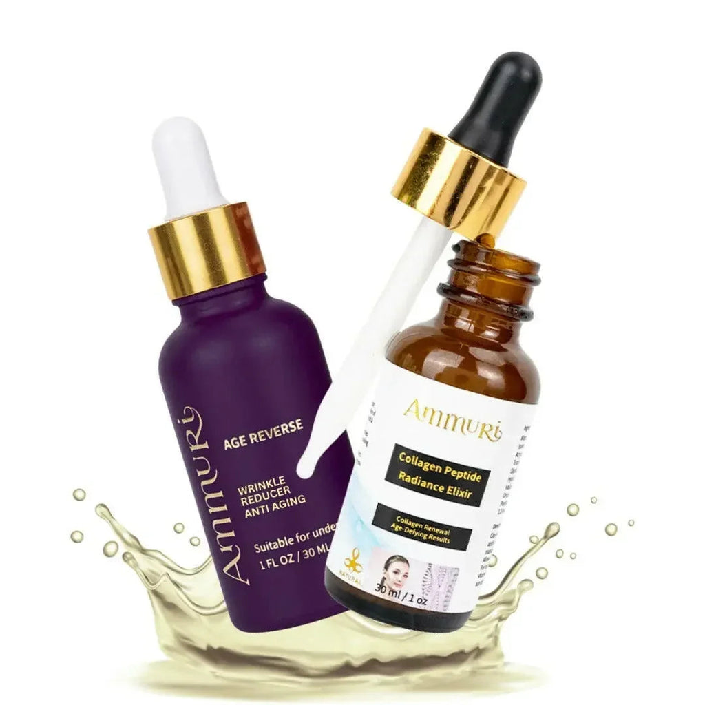 Ammuri Age Reverse Serum & Collagen Peptide Elixir Duo – 2 × 30ml