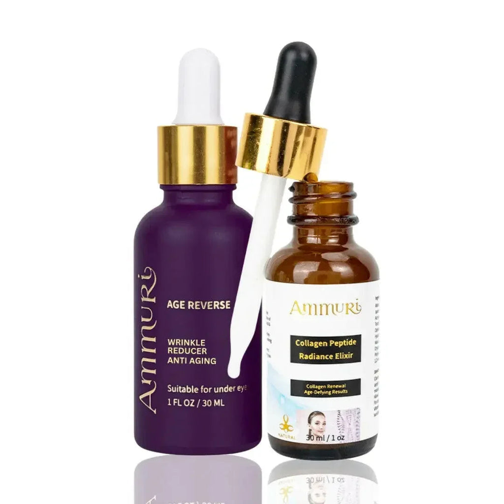 Ammuri Age Reverse Serum & Collagen Peptide Elixir Duo – 2 × 30ml