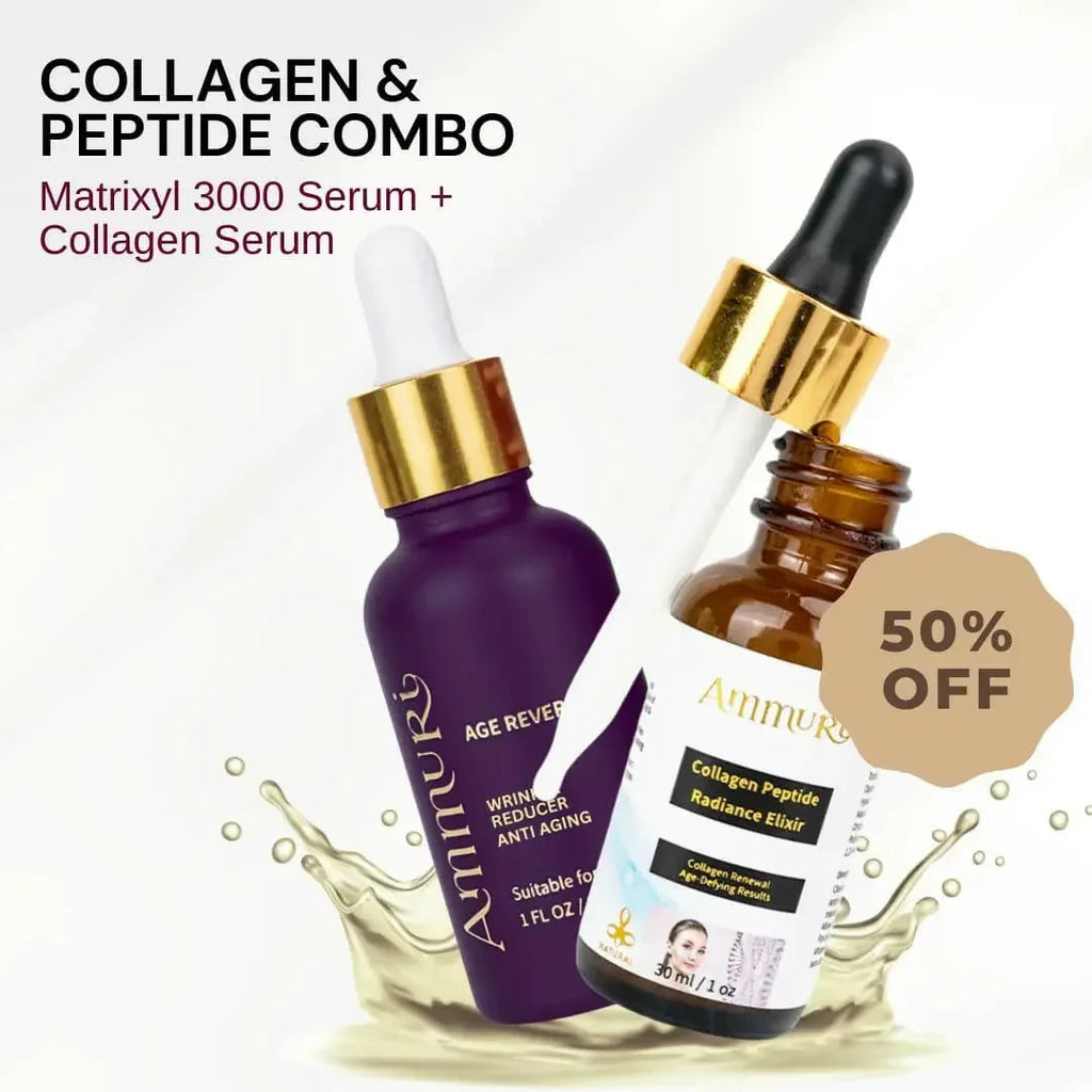 Ammuri Age Reverse Serum & Collagen Peptide Elixir Duo – 2 × 30ml