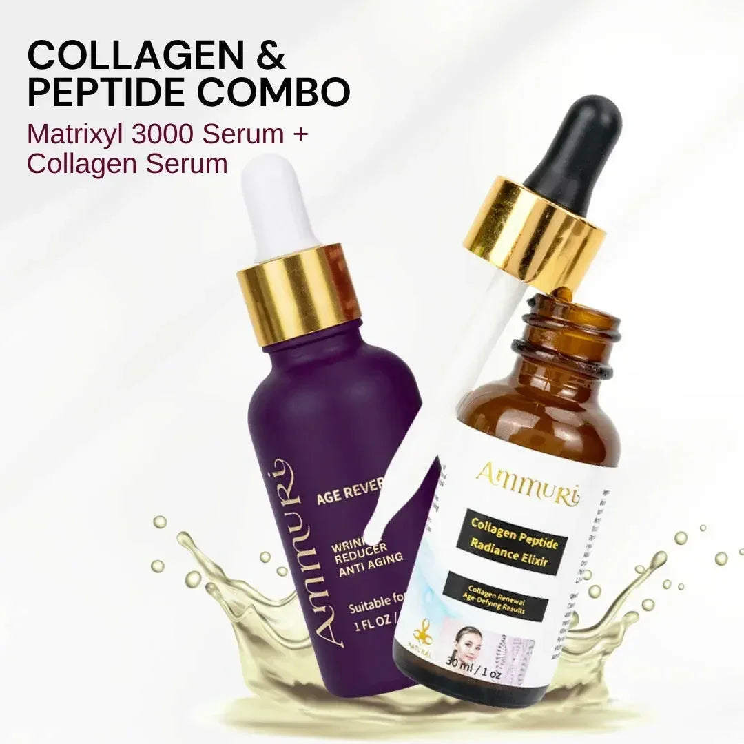 Ammuri Age Reverse Serum & Collagen Peptide Elixir Duo – 2 × 30ml