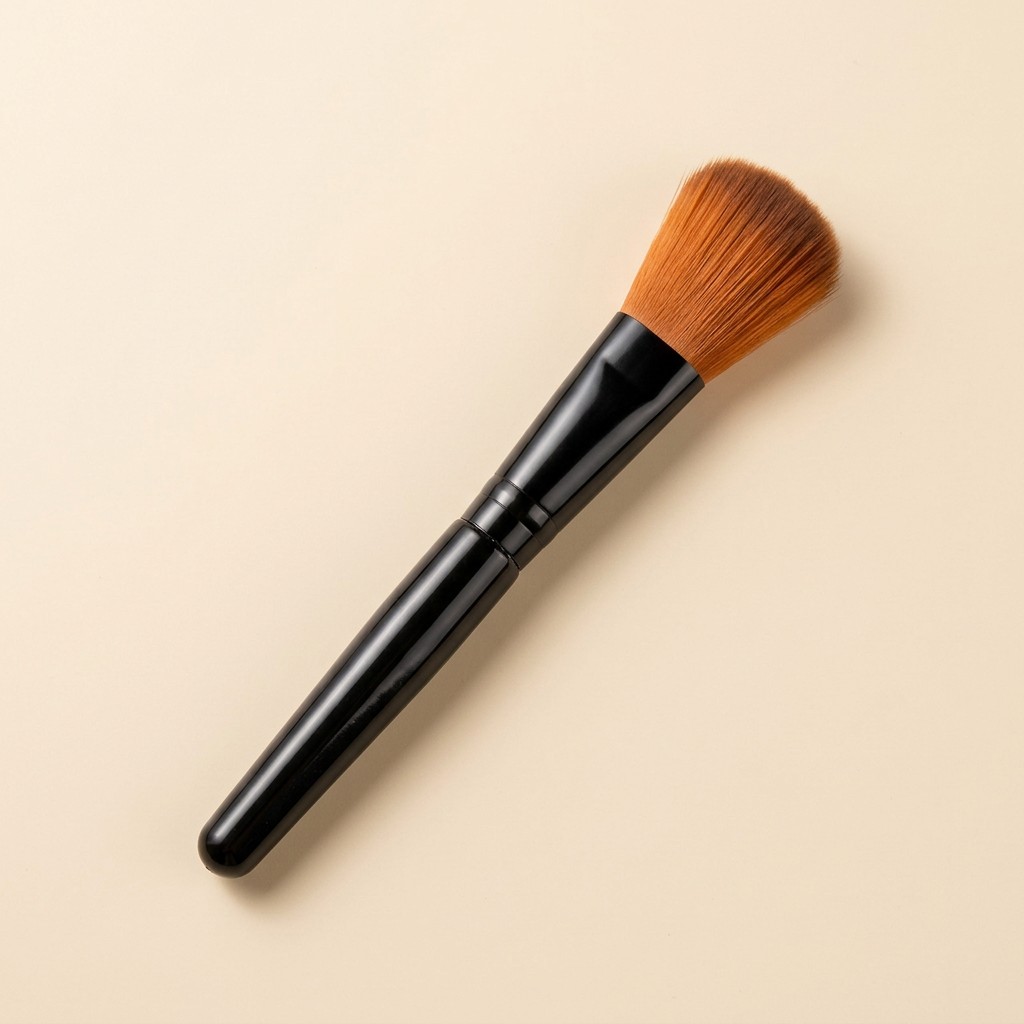 Single makeup brush product photo